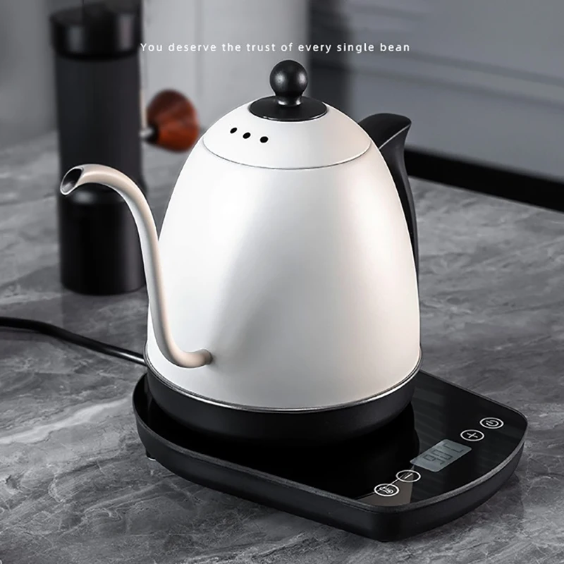 Electric Kettle Gooseneck - Tetera de café Manual de 800ml,