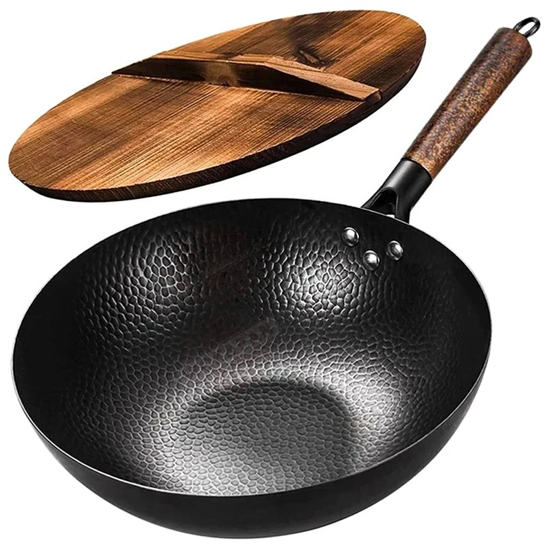Wok Electric Flat - Wok de Acero al Carbono de