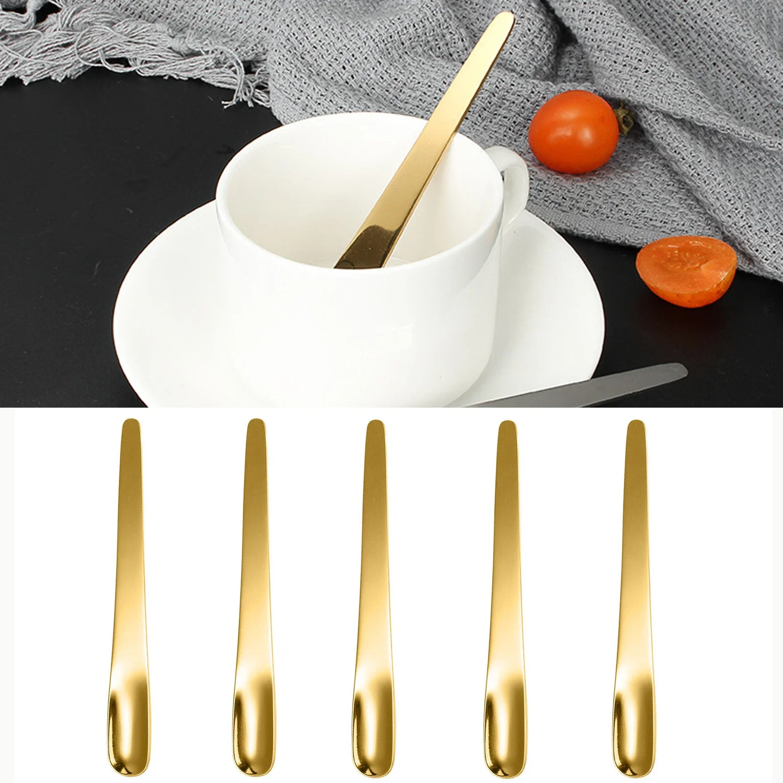 Kitchen Appliances For Restaurant - Cuchara plana de acero inoxidable de