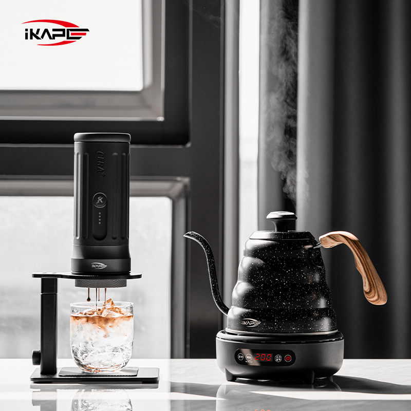 IKAPE - Juego de tetera para c - Electric Kettle Gooseneck reseña y precio