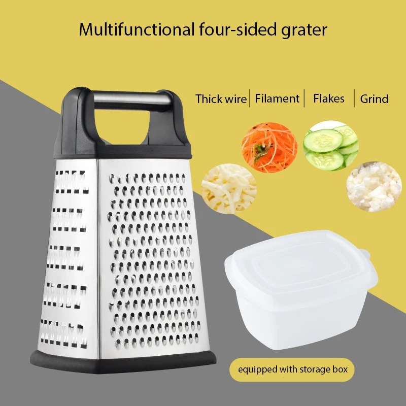 Rallador de Caja de Cuatro Lad - Kitchen Appliances Japan reseña y precio