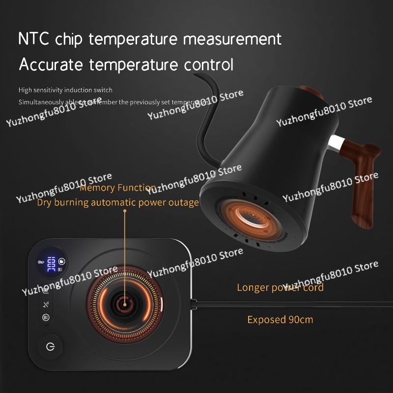 Hervidor de café eléctrico con - Electric Kettle Gooseneck reseña y precio
