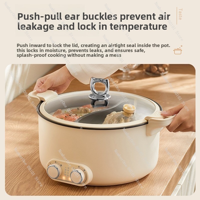 Olla Eléctrica Doble de 6L y 8 - Hot Pot Electric reseña y precio