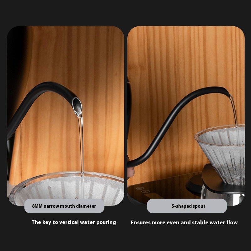 Tetera de café Manual de 800ml - Electric Kettle Gooseneck reseña y precio