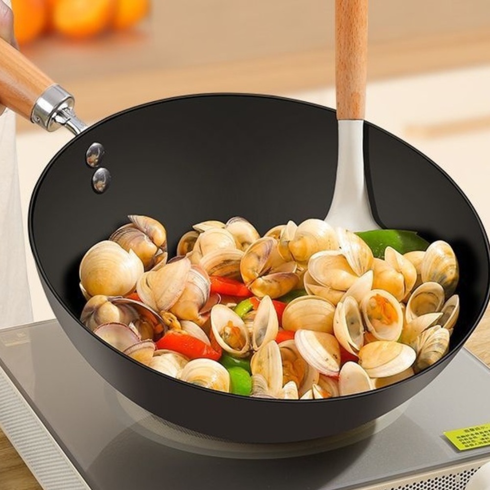 Wok de hierro fundido para una - Wok Electric Flat reseña y precio