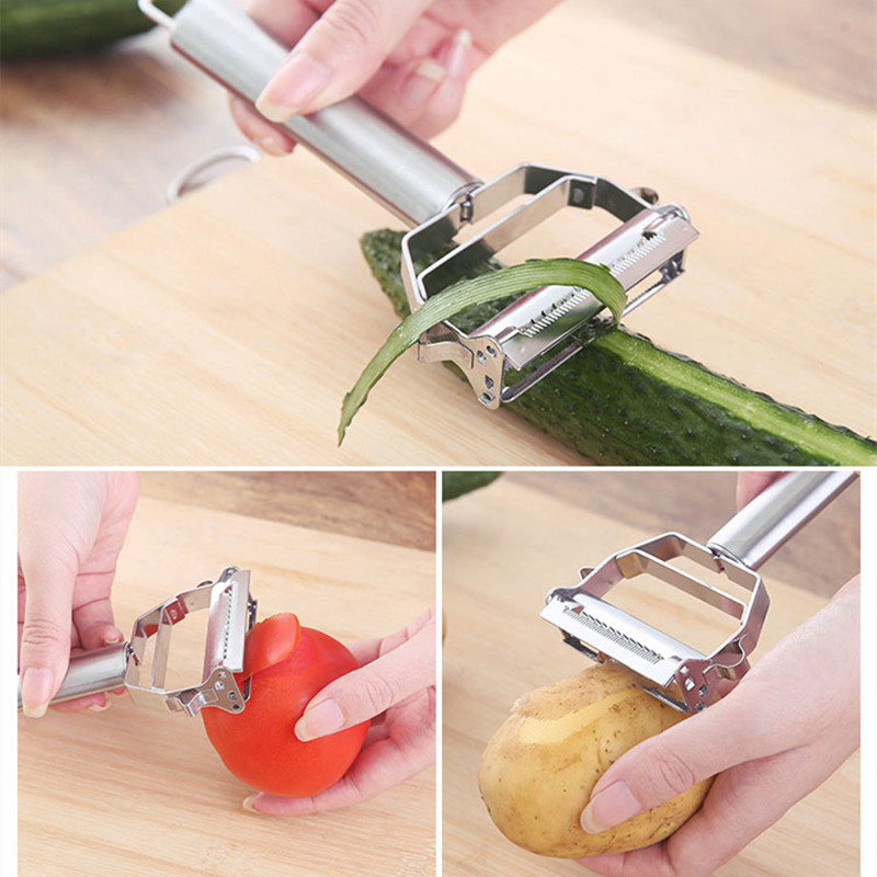 Pelador multifunción de acero  - Kitchen Appliances Japan reseña y precio