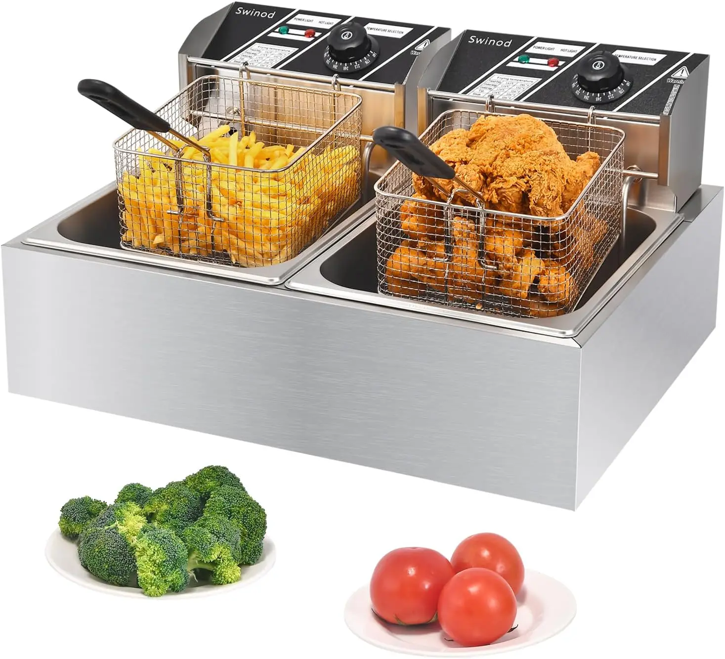 Freidora Eléctrica Comercial c - Deep Fryer Stainless reseña y precio