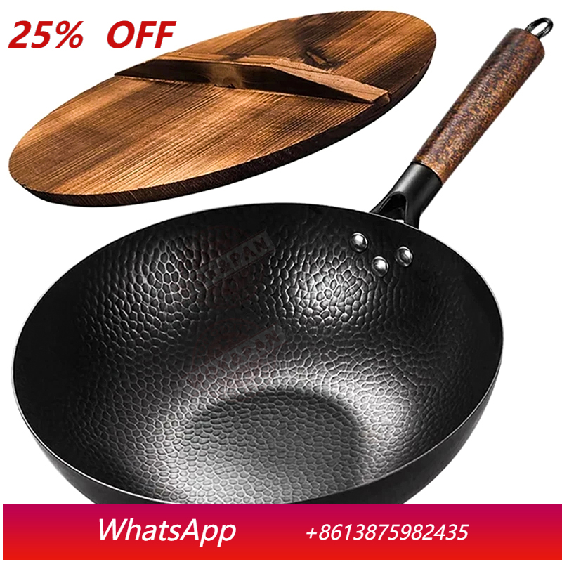 Wok de Acero al Carbono de 32  - Wok Electric Flat reseña y precio