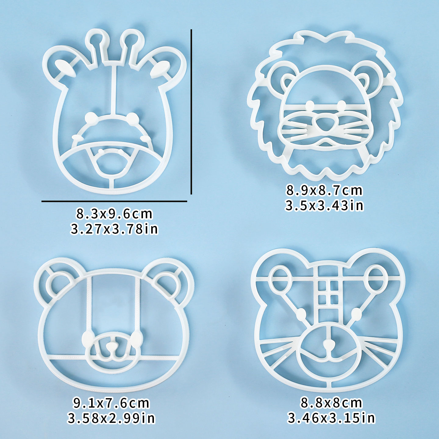 Juego de 4 Cortadores de Galle - Kitchen Appliances Baking reseña y precio