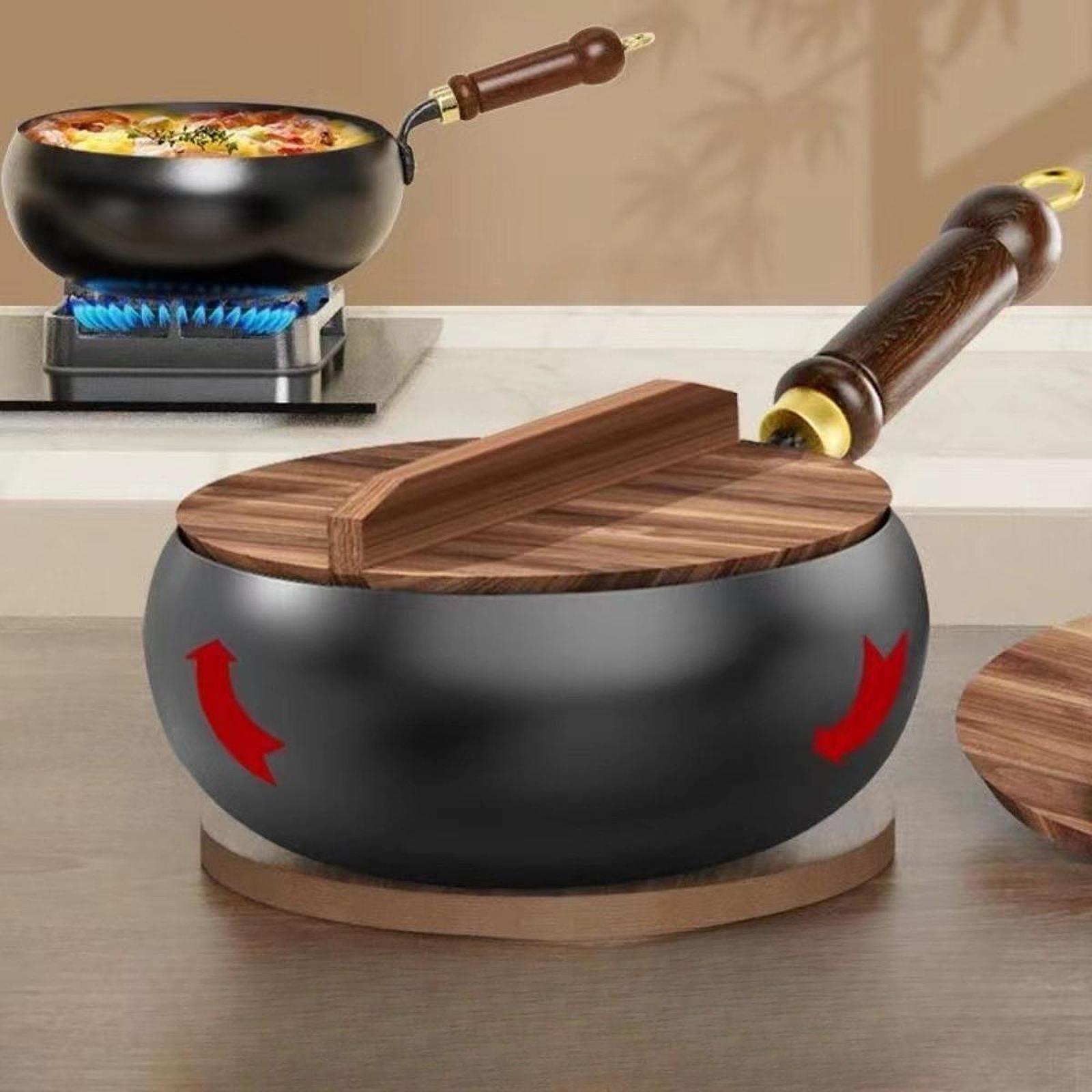 Sartén Wok de hierro fino de 2 - Wok Electric Flat reseña y precio