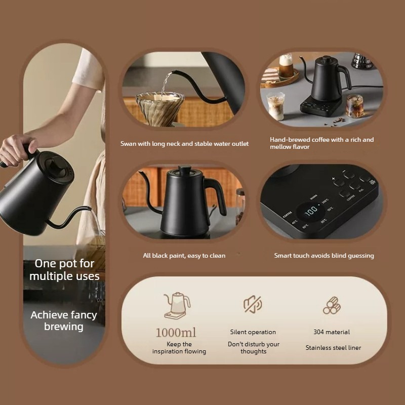 Hervidor de café eléctrico de  - Electric Kettle Gooseneck reseña y precio