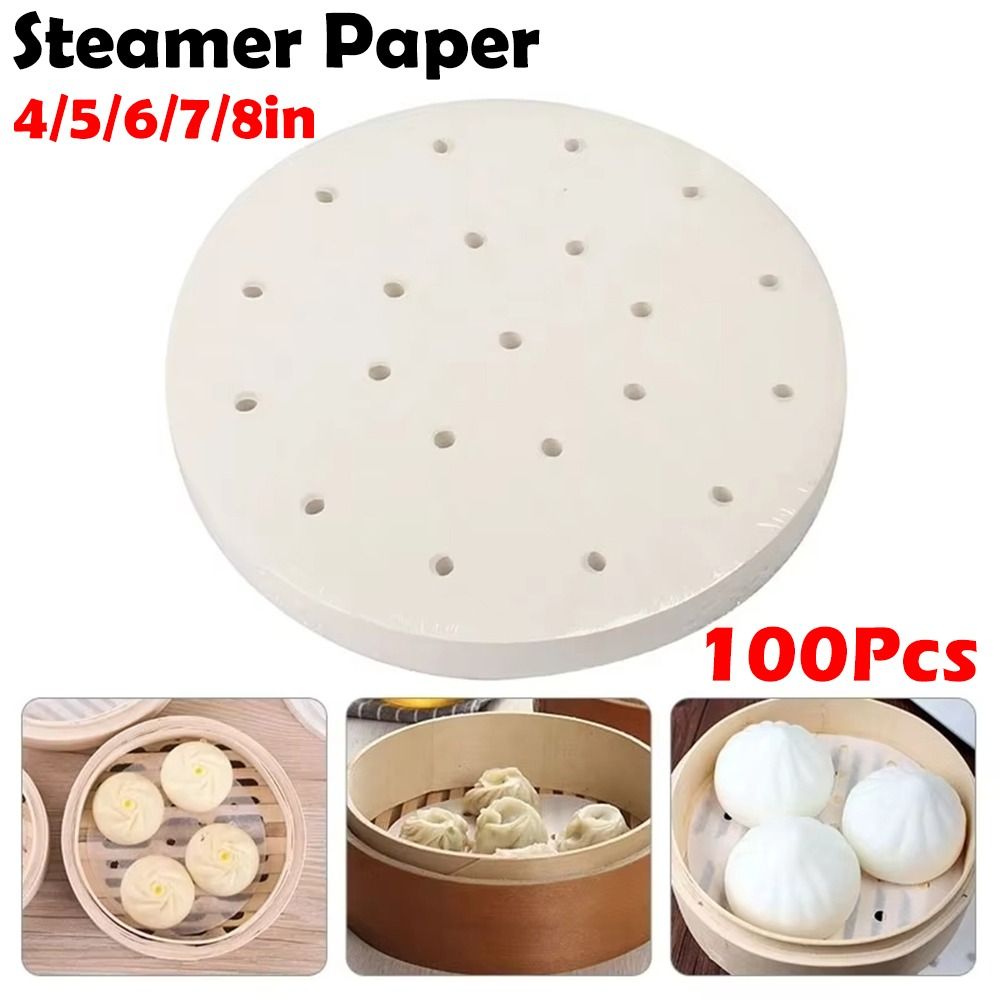 100 Uds. Papel al vapor bollos - Kitchen Appliances For Restaurant reseña y precio